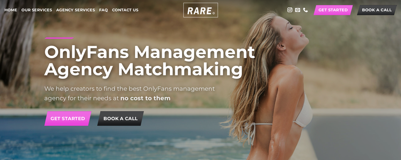 RARE X Network An OnlyFans management and marketing agency