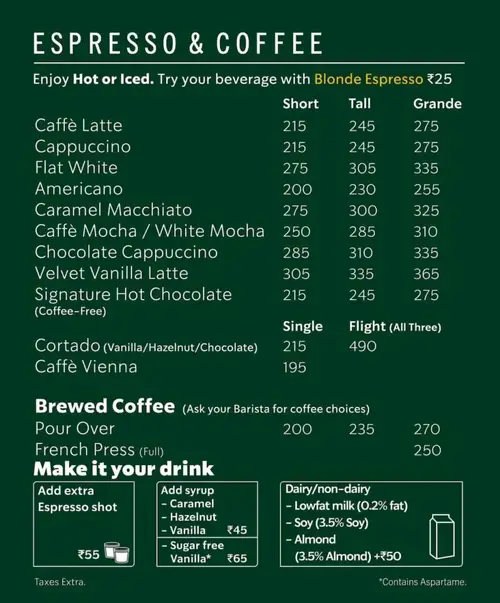 Starbucks Kids Menu Prices 2024 - menusblog.com