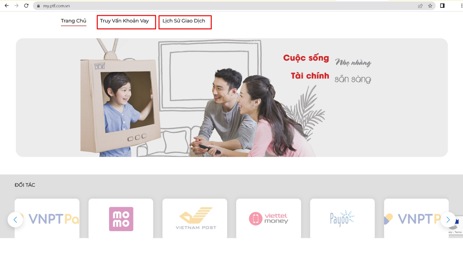 Tra cứu hợp đồng PTF
