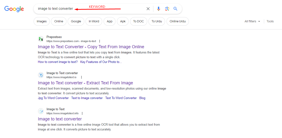 Image to Text Converter google search