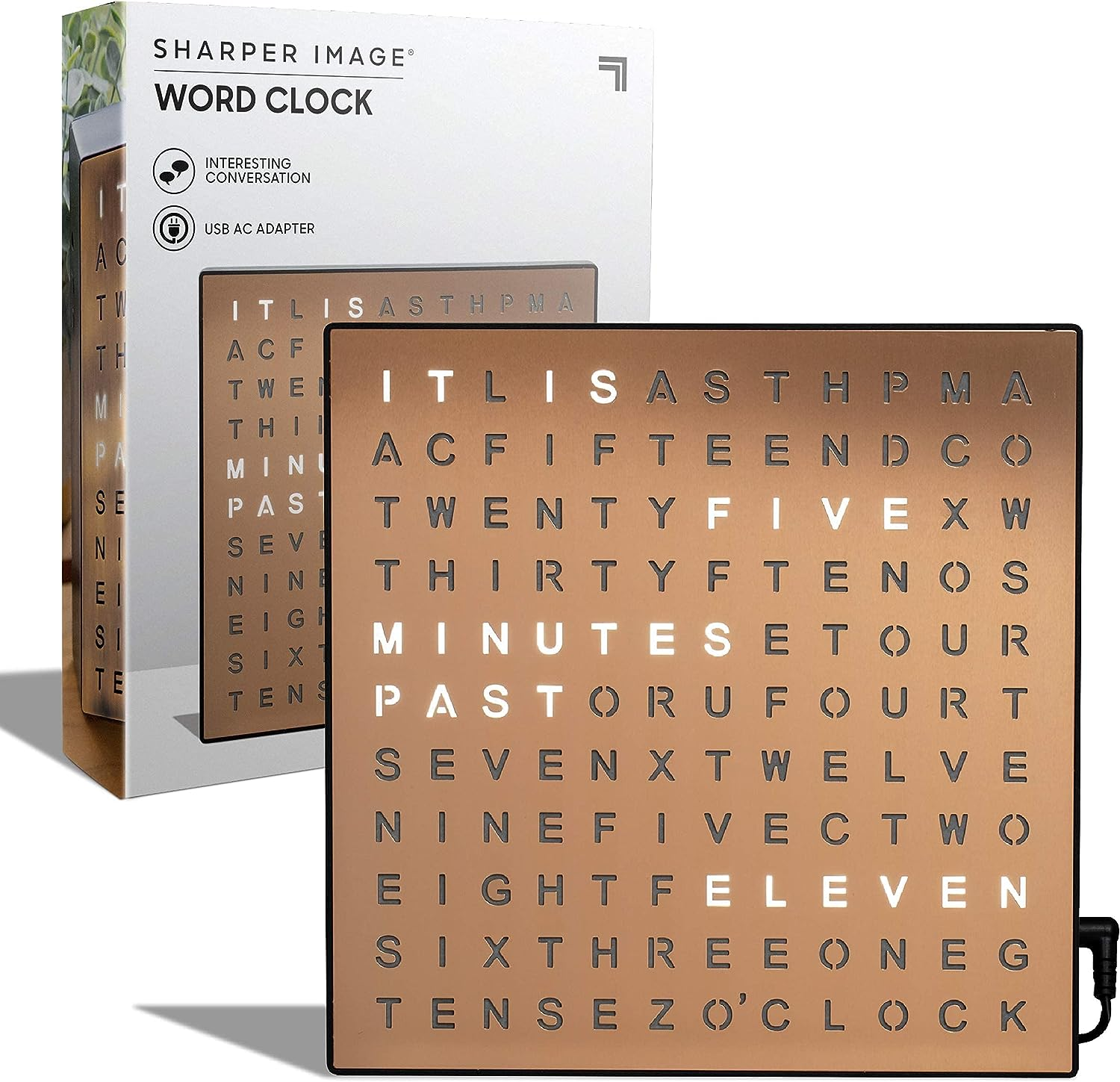 light up word clock