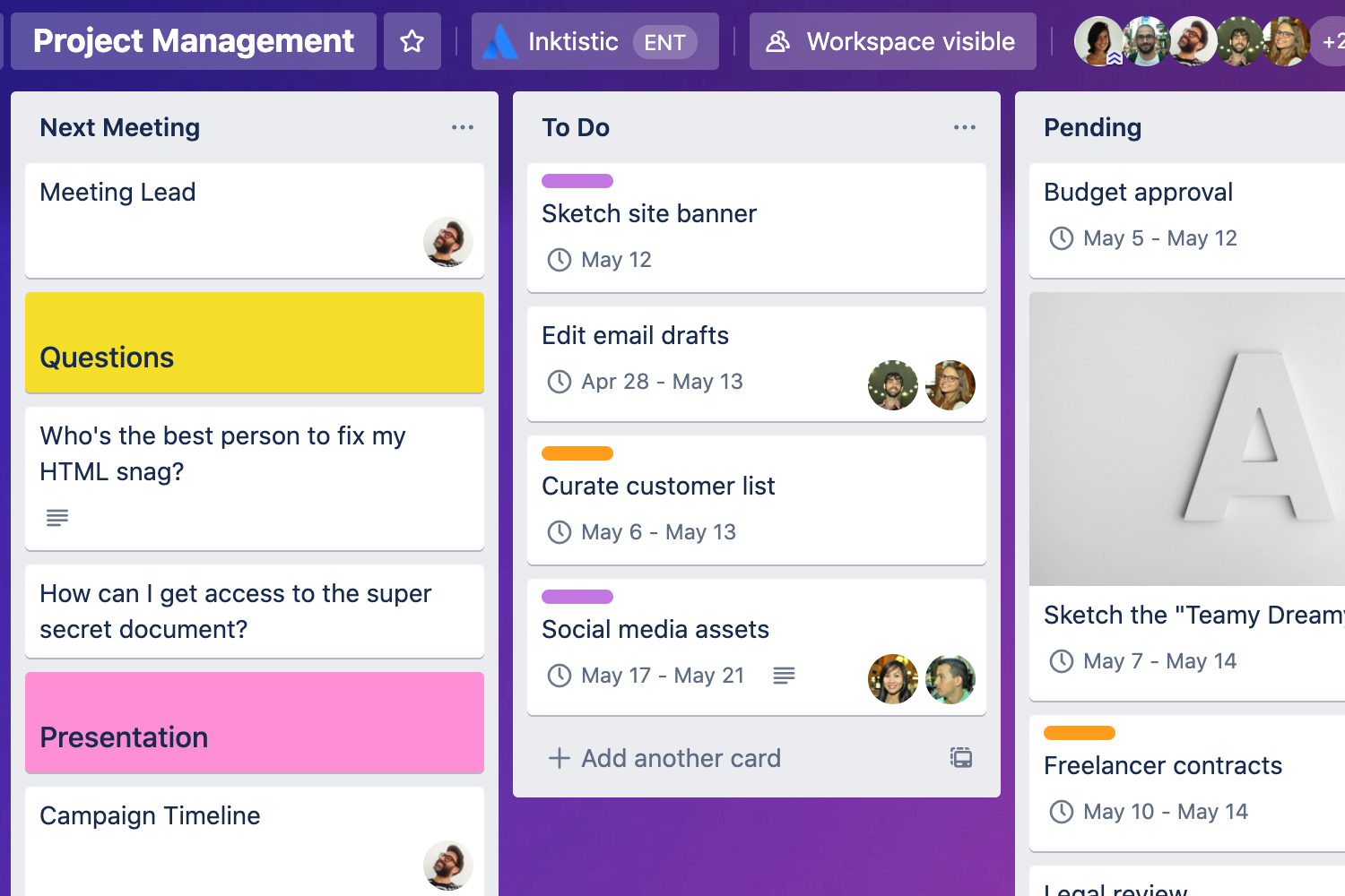 Project Management for Trello