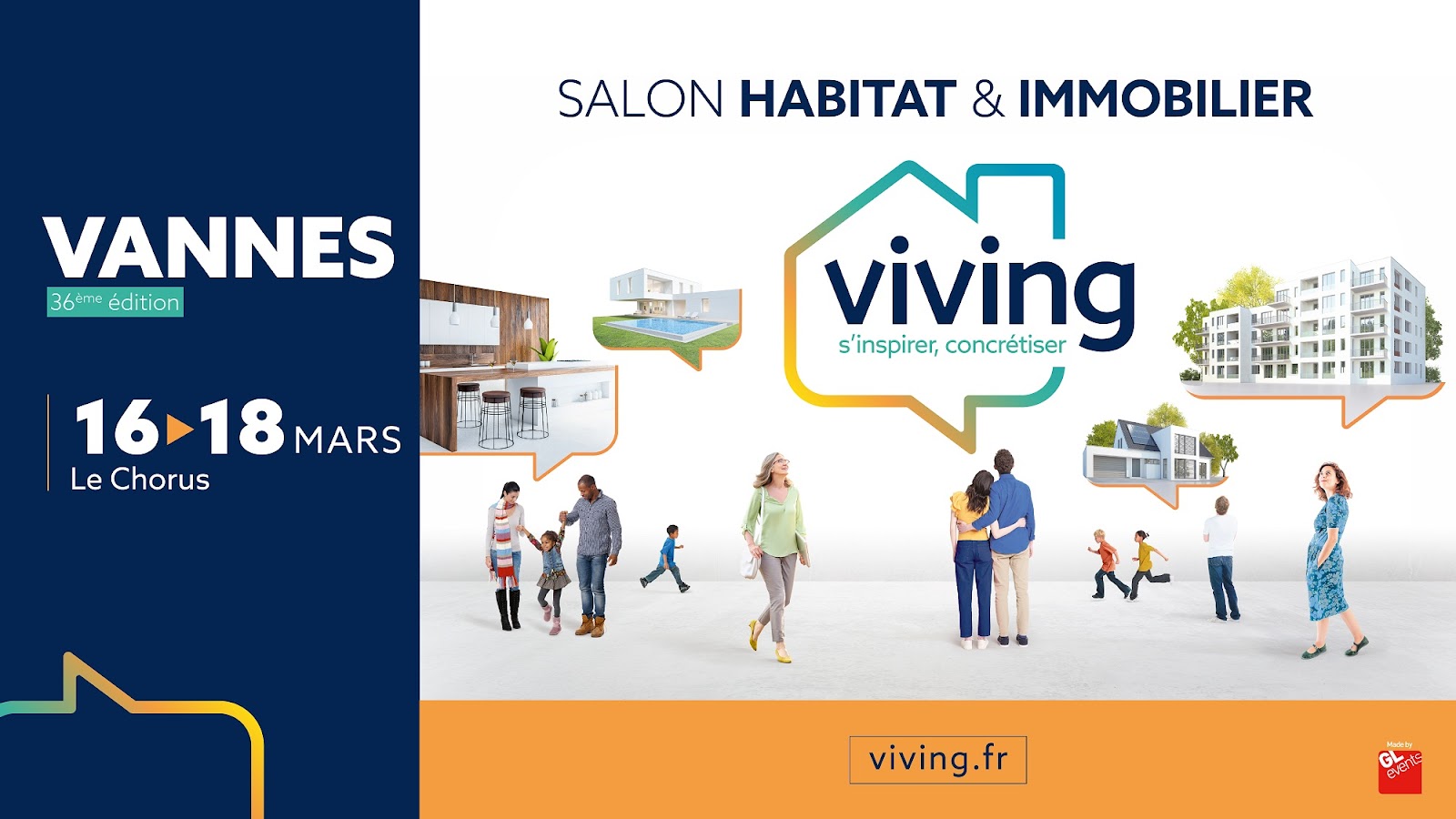 Rejoignez-nous au Salon Viving de l'Habitat & de l’Immobilier à Vannes ! 