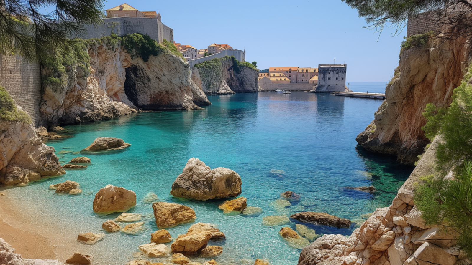 Dubrovnik's historic walls offer a tranquil escape from the crowds.