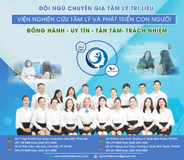 Trung tâm Tâm lý trị liệu NHC Việt Nam có nhiều chương trình tham vấn học đường giúp học sinh và sinh viên phát triển tâm trí lành mạnh