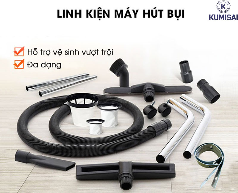 KUMISAI VIỆT NAM – Địa chỉ mua phụ kiện máy hút bụi uy tín, chất lượng