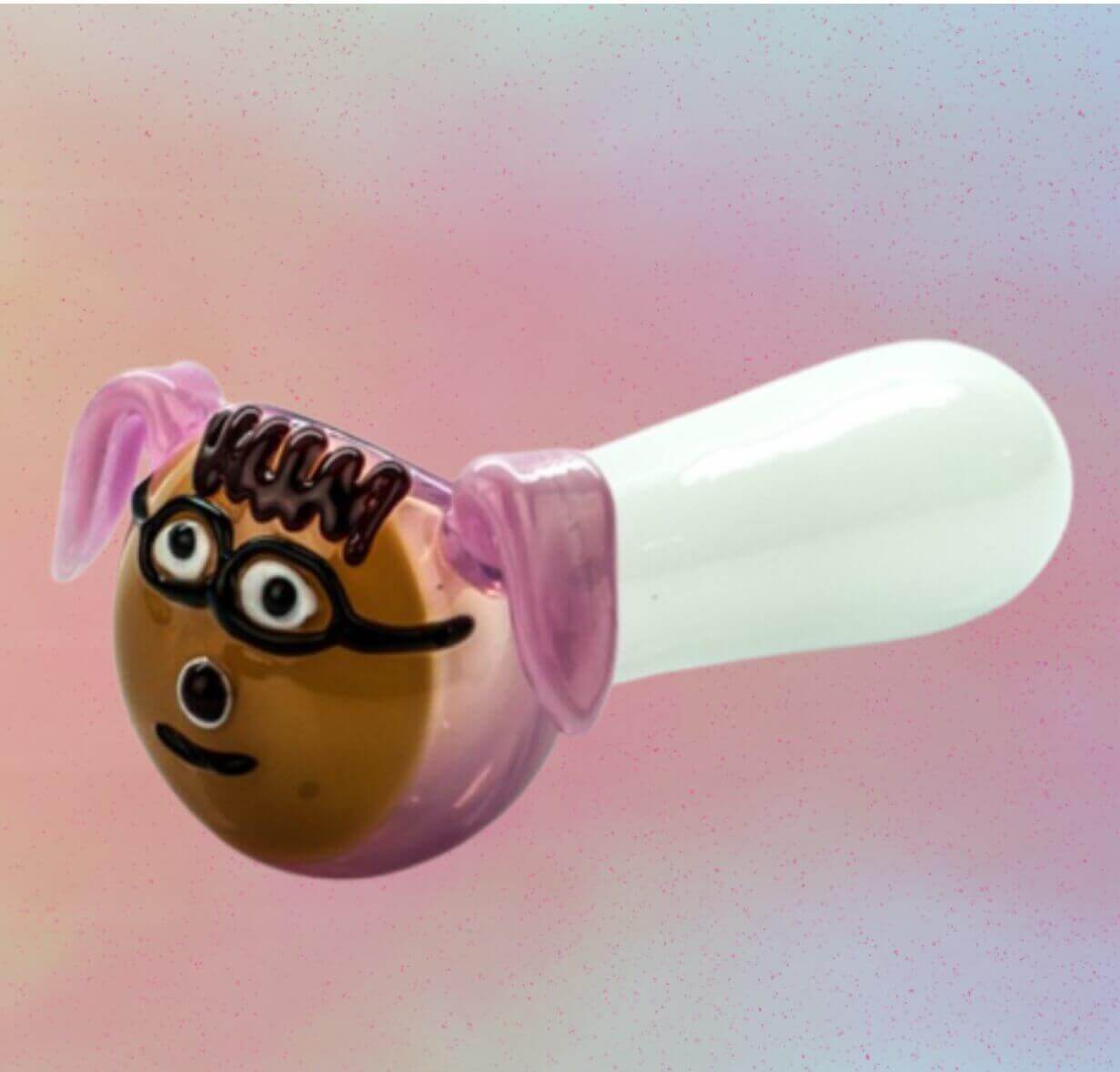 Happy Dog Glass Pipe
