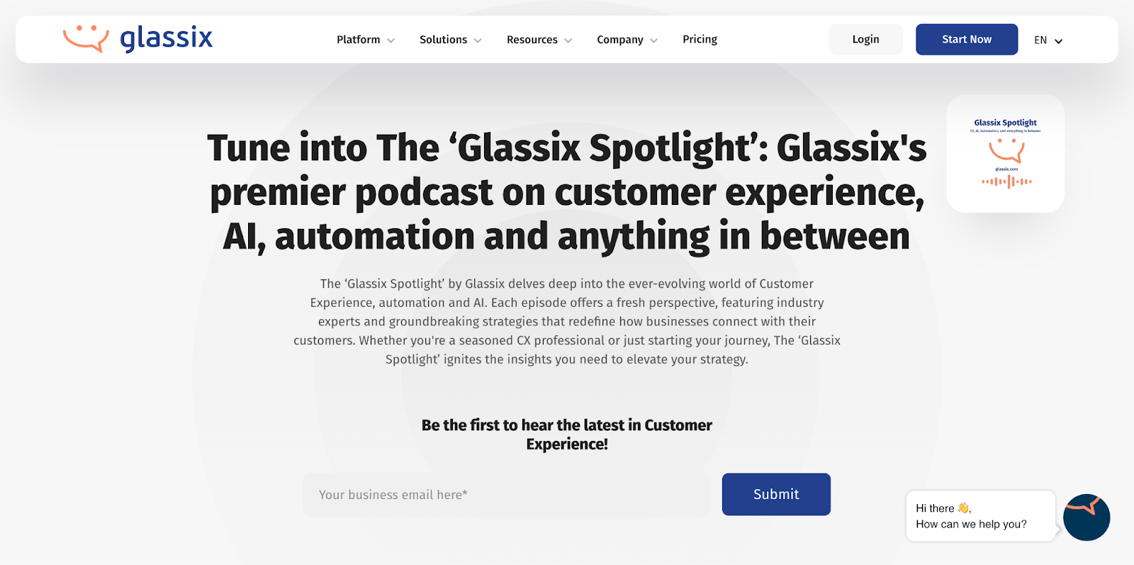 Glassix-spotlight-customer-service podcast

