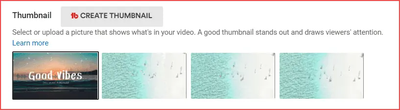 how to add a thumbnail to youtube video