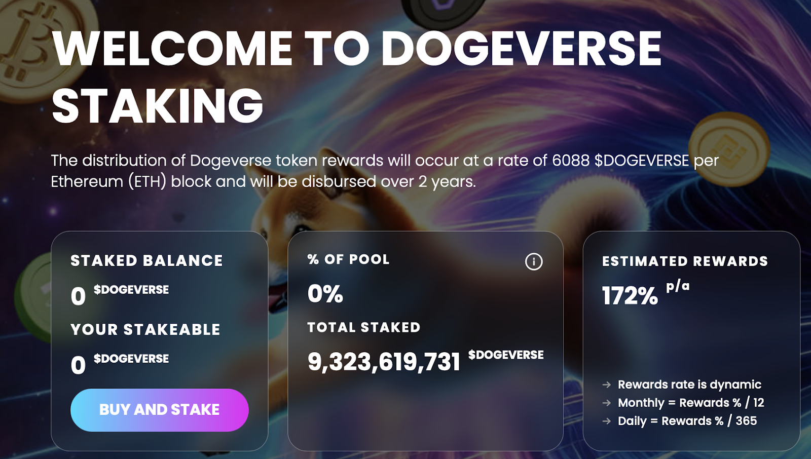 Dogeverse Staking