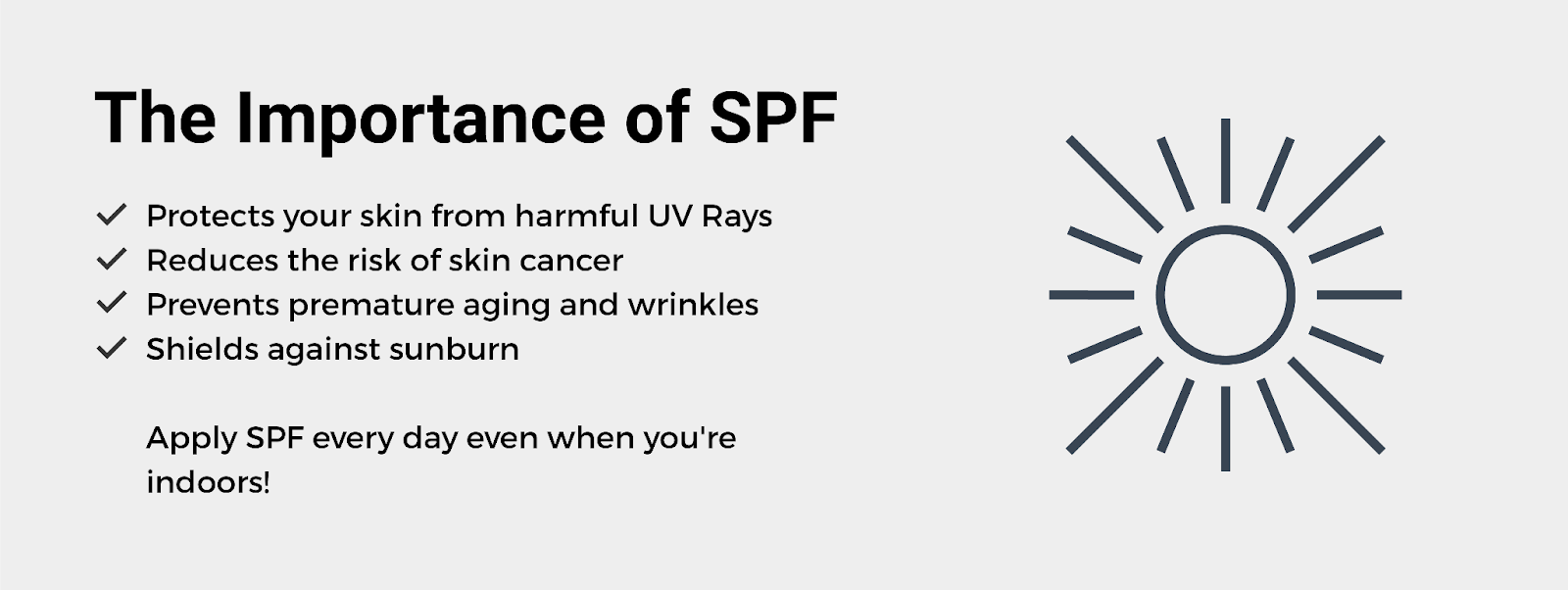 The importance of SPF