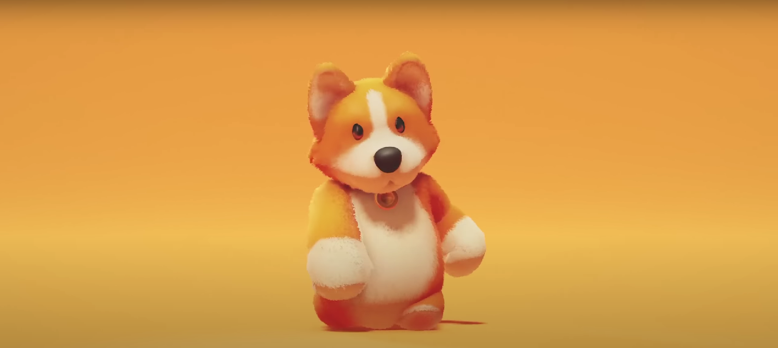 A trailer screenshot of Nemo the Corgi from Party Animals. 