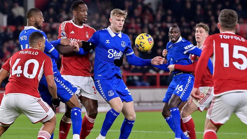 Thành Tích Đối Đầu Giữa Everton vs Nottingham Forest