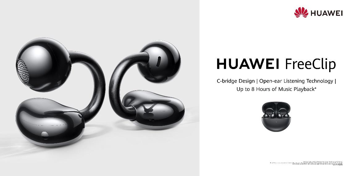 The HUAWEI FreeClip: The Open Ear Earbuds that Combine Style and