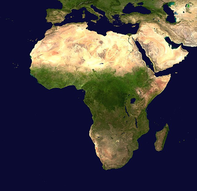 Mapa da áfrica