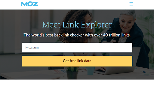 domain authority or page authority link explorer moz