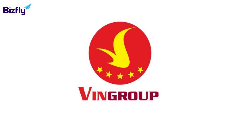 Logo của tập đoàn Vingroup - Thương hiệu bất động sản hàng đầu tại Việt Nam