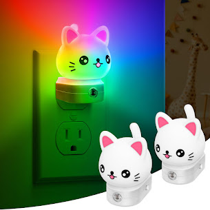 best Valentine's gifts under $10 on amazon Cat Night Lights - Illuminate Love