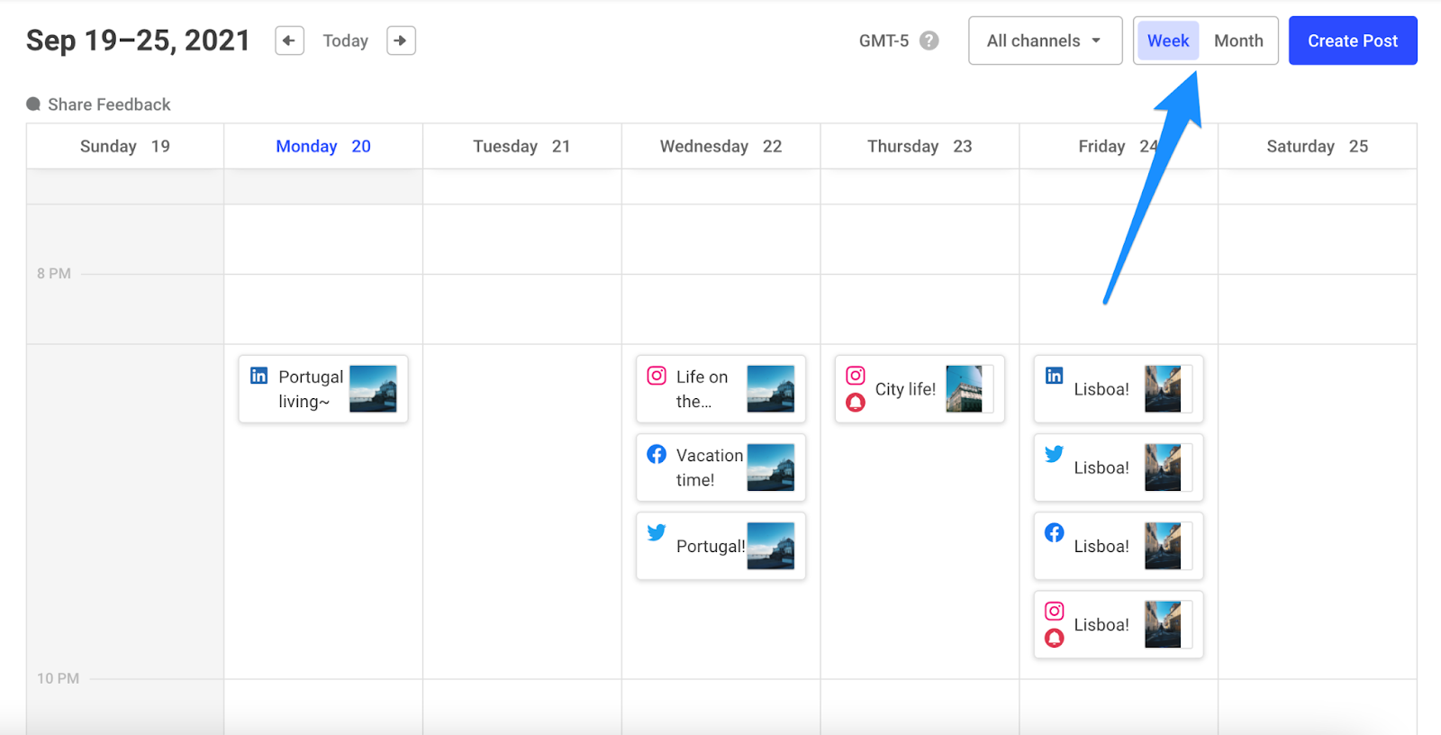 Buffer Content Scheduling & Publishing