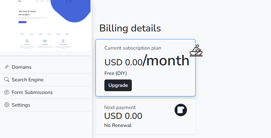 OLITT website builder pricing