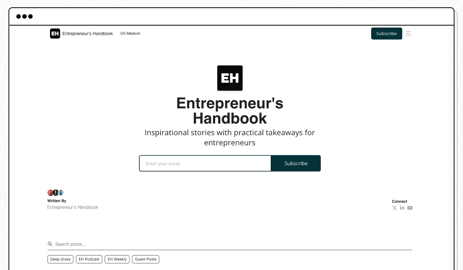 From Medium Writer to Entrepreneurship Handbook Founder