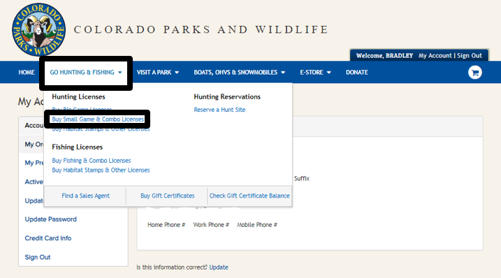 Colorado Parks & Wildlife - Buy Fishing Licenses