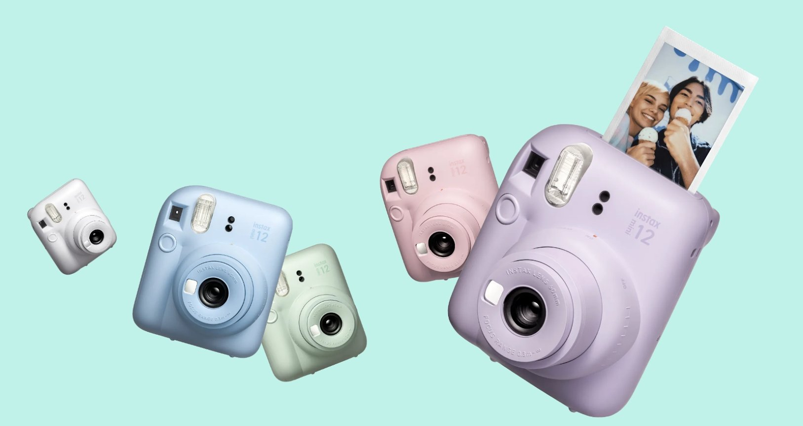 Fujifilm instax mini 12 cực trẻ trung với tông màu pastel đẹp mắt