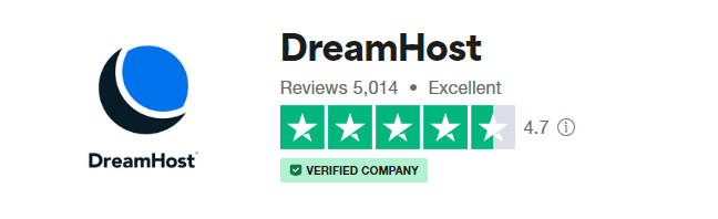 Dreamhost Trustpilot review