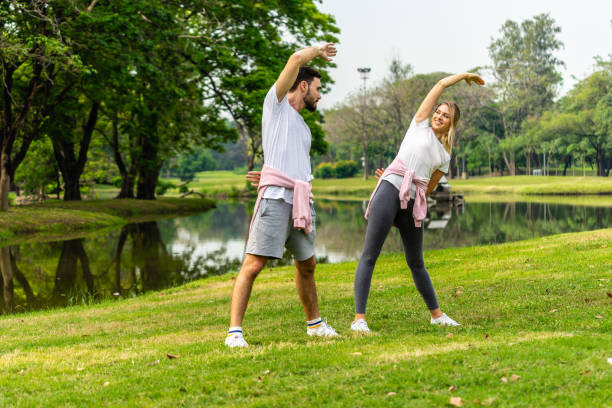 Take turns training in the park