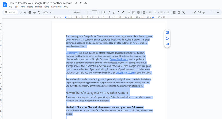 How to Delete a Page in Google Docs | Workspace Tips