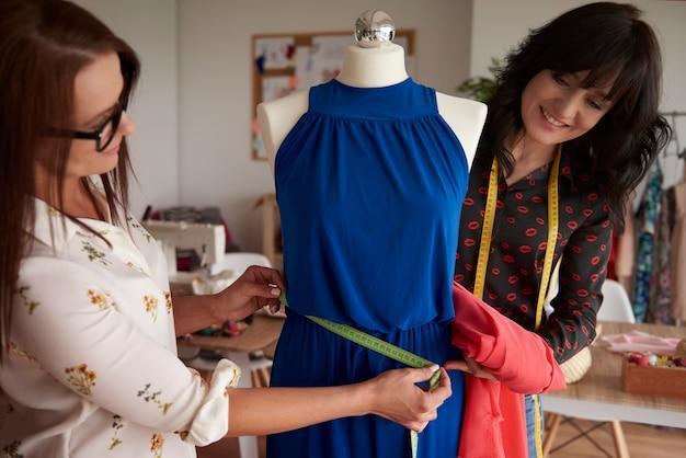 Two dressmakers and their project