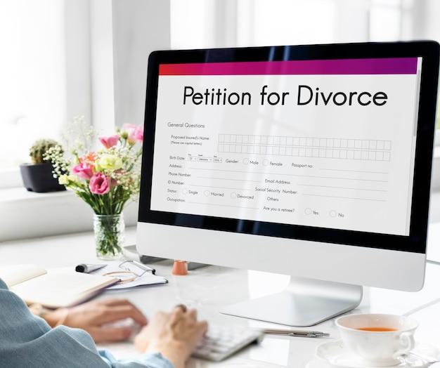 Free photo petition divorce arguing conflict despair breakup concept