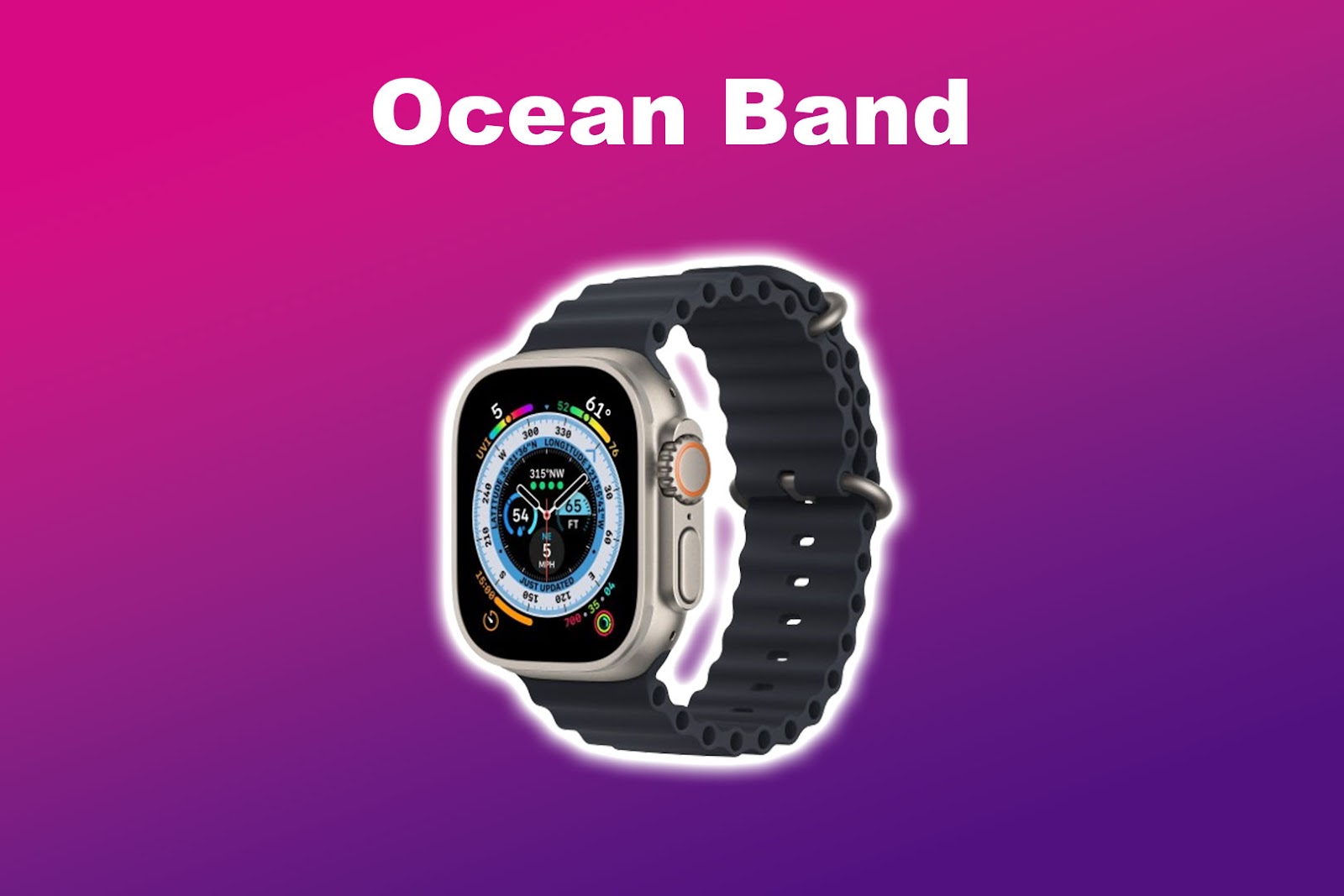 Comfortable Apple Watch Band Ocean Band