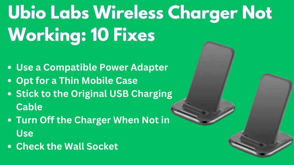 Practical Fixes for Ubio Labs Wireless Charger Issues