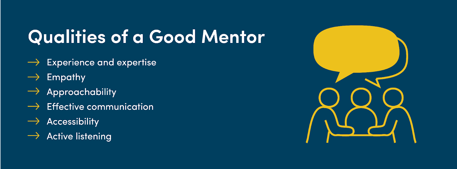 Qualities of a good mentor