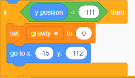 How to make a character jump with gravity in Scratch