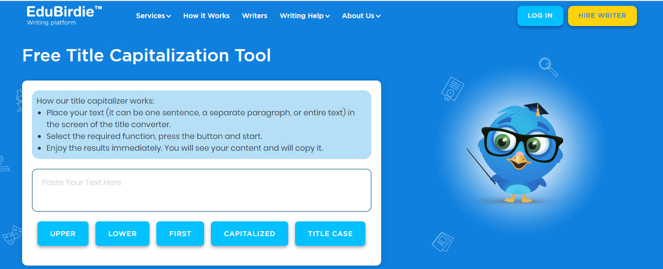 EduBirdie’s Title Capitalization Tool