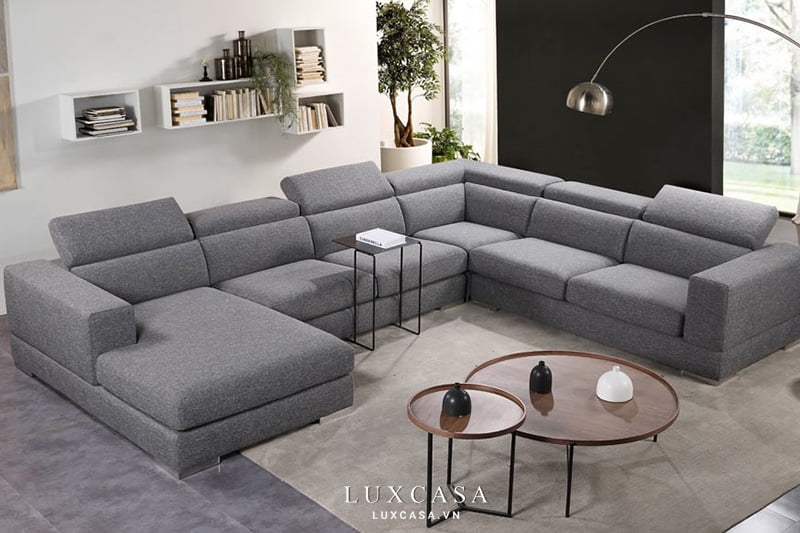 kích thước của sofa chữ U