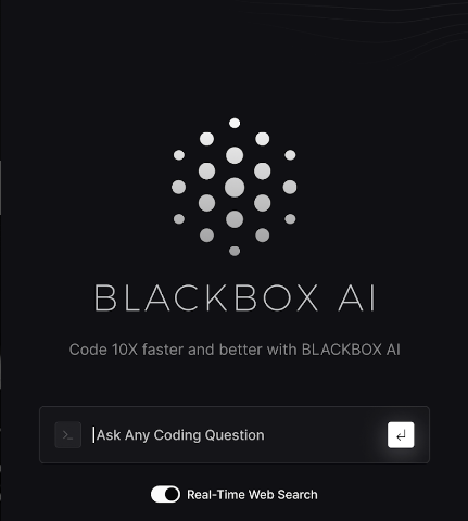 Blackbox AI coding assistant 