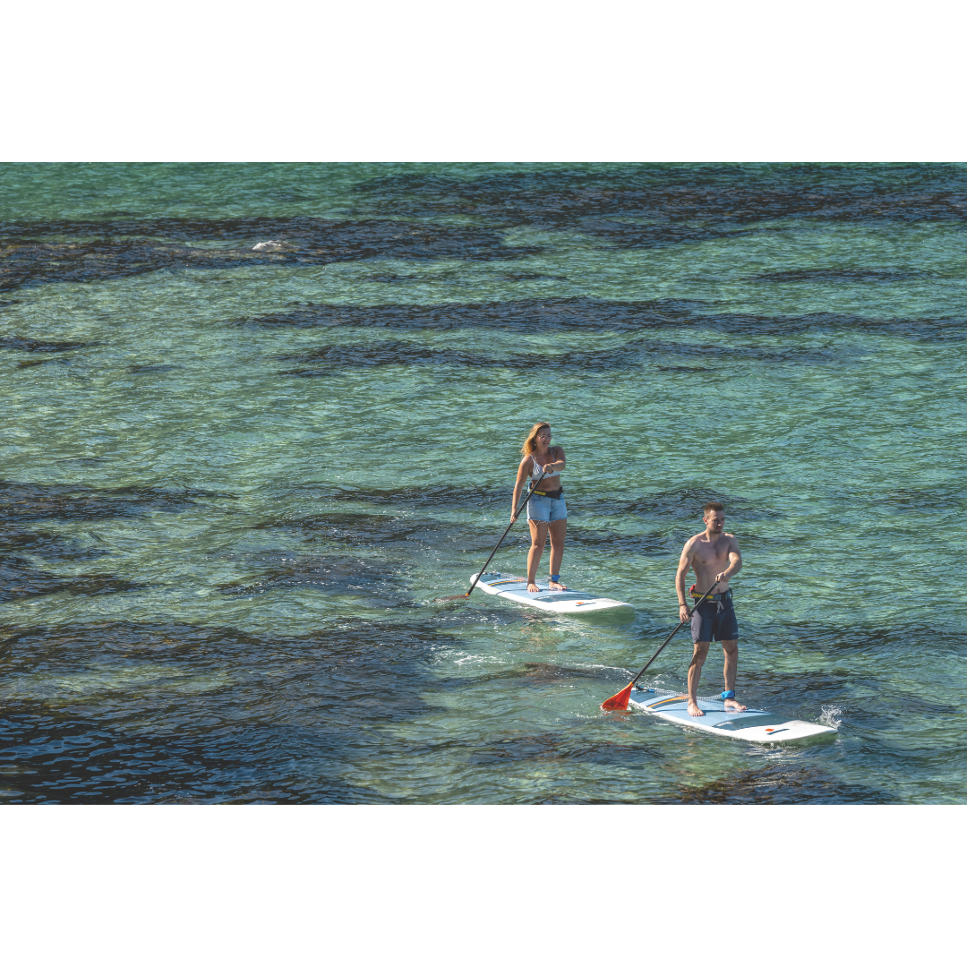 Exploration et balade en paddle sur un lagon