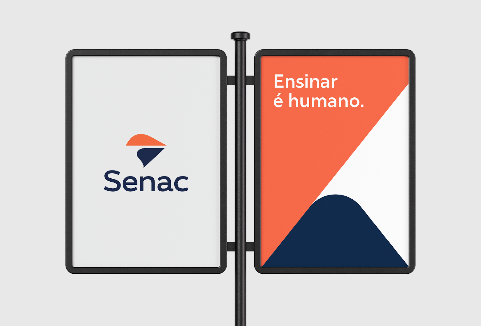 Branding and visual identity artifact for the new Senac brand