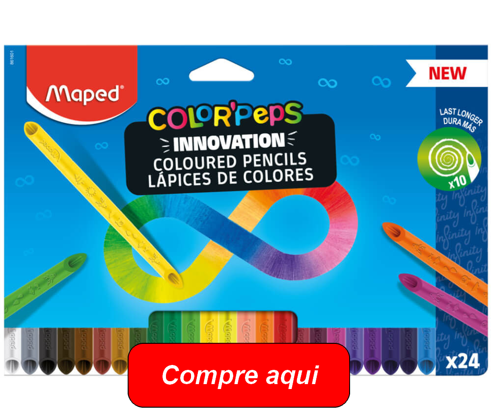 melhores marcas de lápis de cor Maped Color Peps Jumbo
