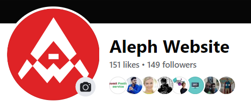 Aleph website social media profile 