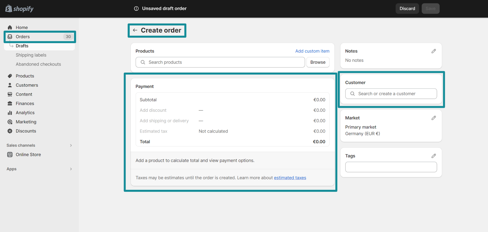 How to Create an Invoice on Shopify