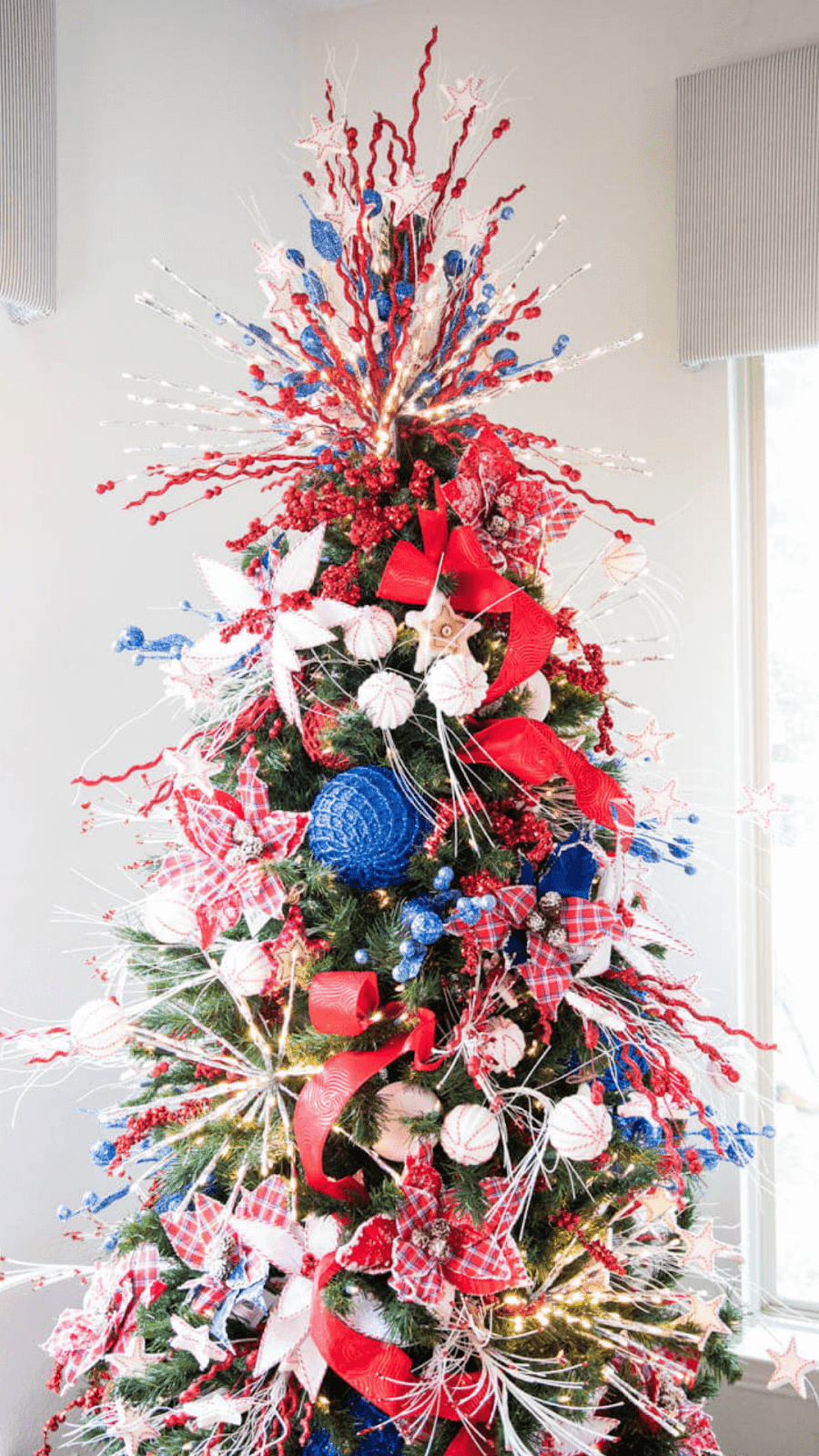 Full seasonal 4th of July tree