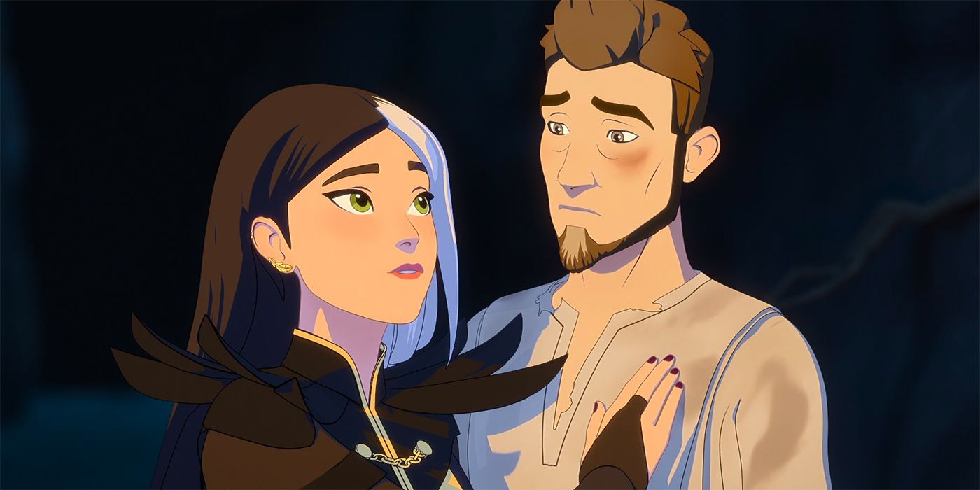 Claudia and Viren in The Dragon Prince Season 4