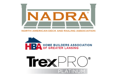 how to compare composite deck builders NADRA HBA of Lansing TrexPro Platinum certifications custom built michigan