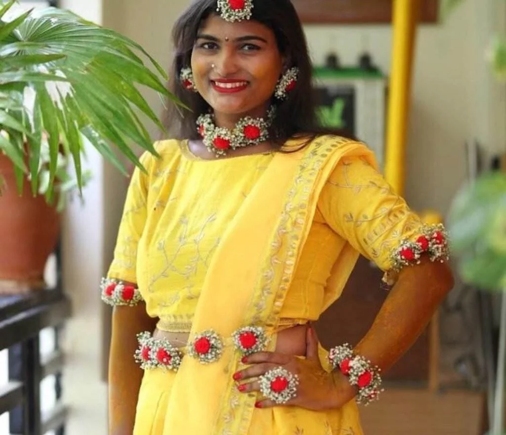 Haldi Floral Jewelry