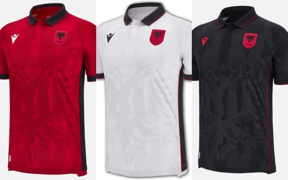 3 mẫu áo đấu đội tuyển Albania