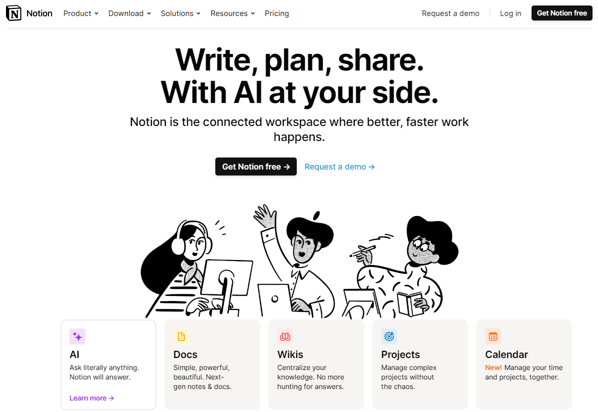 Notion: Write, plan, share. With AI at your side